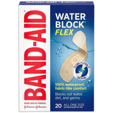 Band Aid Water Block Adhesive Bandages 0.63Oz (Pack Of 24)