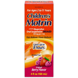 Motrin Childrens Ibuprofen Oral Suspension Original Berry 4Oz (Pack of 36)