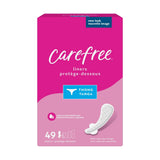 CAREFREE® THONG Panty Liners With Wings Flat Unscented 49ct (Pack of 12)