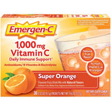 Emergen-C Vitamin C Drink Mix Powder Packets - Super Orange - 30ct 9.6Oz (Pack of 12)