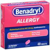 Benadryl Allergy Ultratab Tablets48 Ea 2.88Oz (Pack of 24)