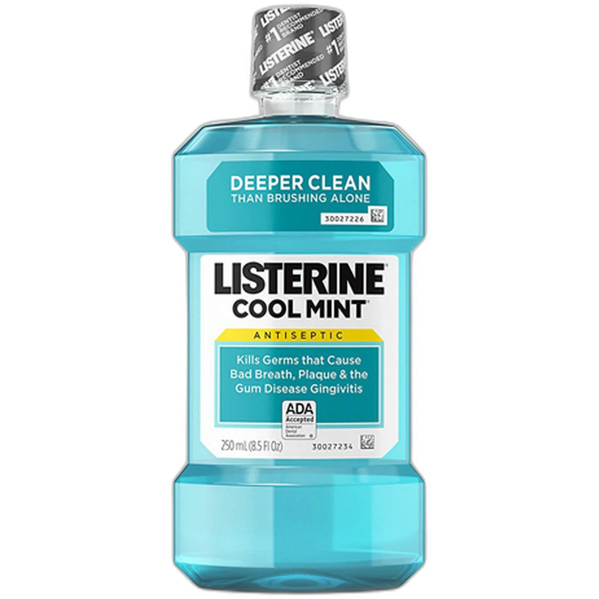 Listerine Antiseptic Mouthwash Cool Mint Deeper Clean 8.5Oz (Pack of 6)