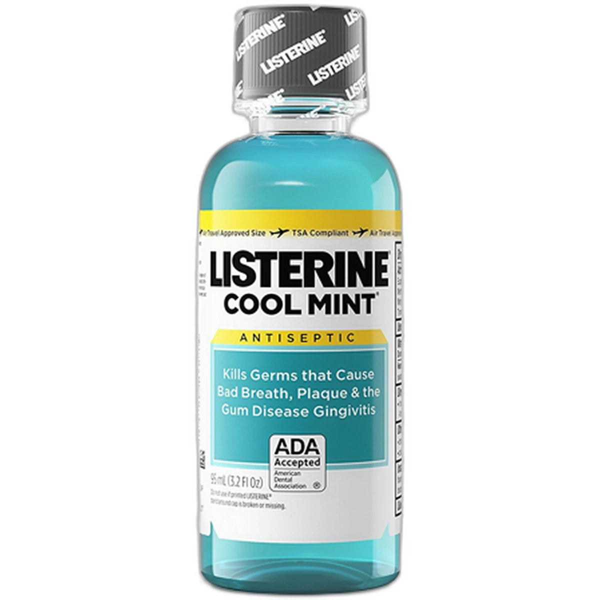 Listerine Antiseptic Mouthwash Cool Mint95 Ml 3.2Oz (Pack of 24)