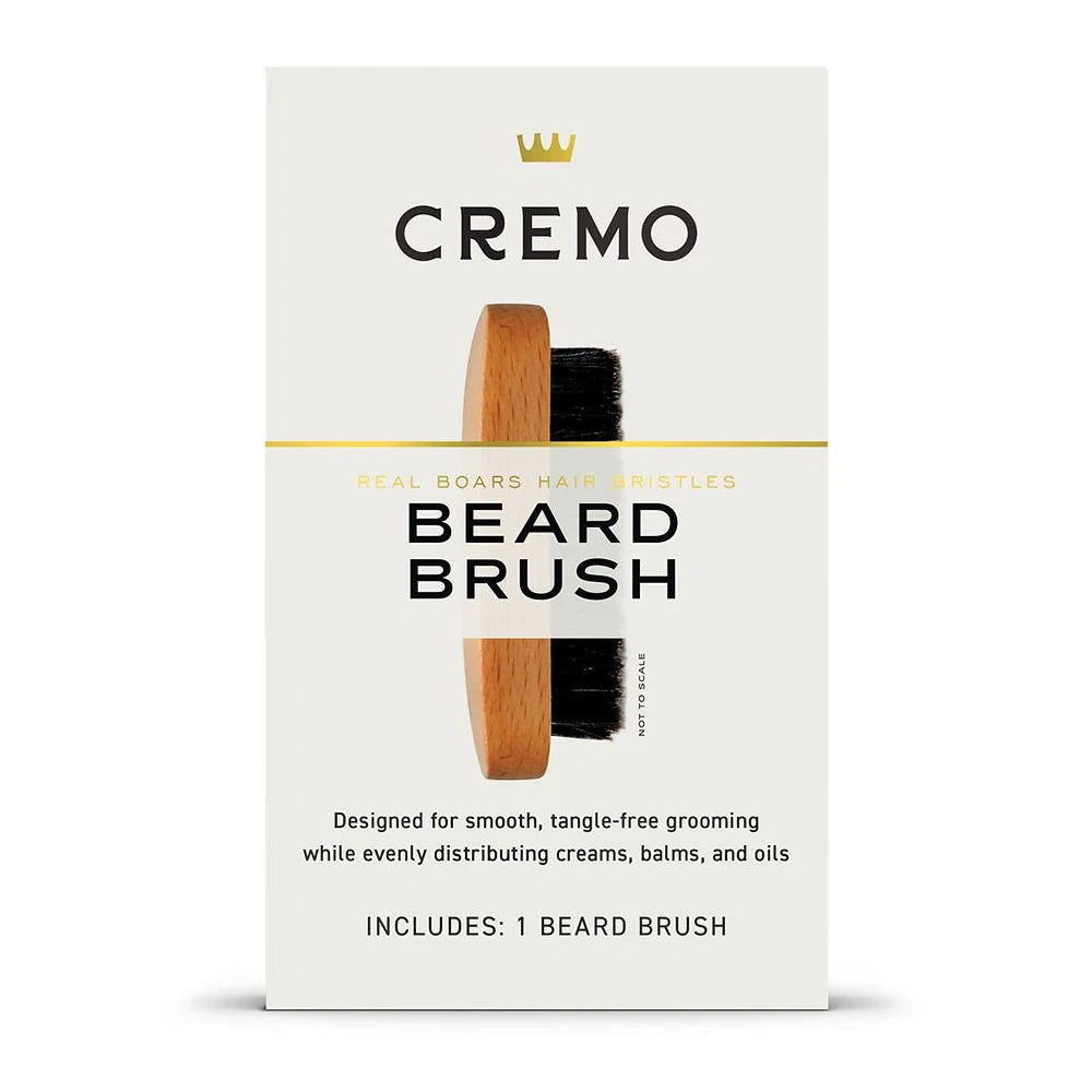 Cremo Premium Beard Brush with Wood Handle - Shaping & Styling - 1ct 16Oz (Pack of 12)