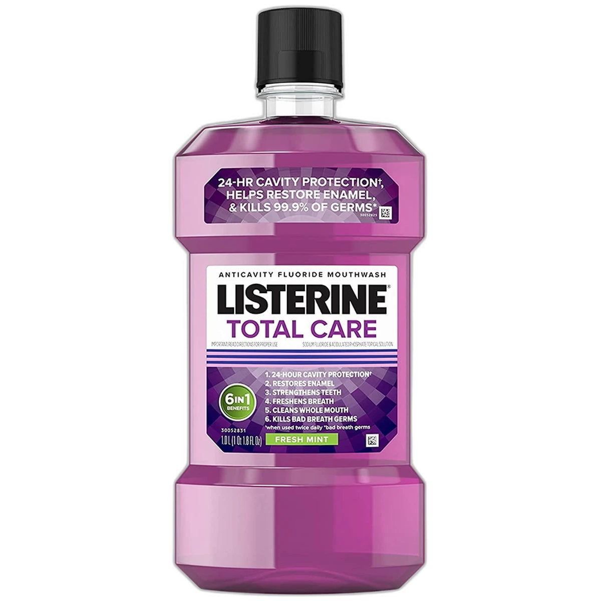 Listerine Total Care Teeth Defense Anticavity Mouthwash1 Litre 1.8Oz (Pack Of 6)