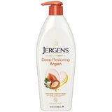 Jergens Deep Restoring Argan Moisturizer Body Lotion Pump 16.8Oz (Pack of 4)