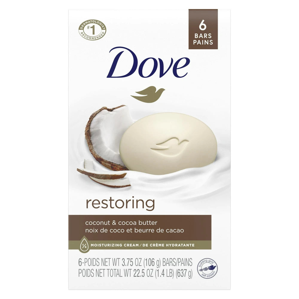 Dove Purely Pampering - Beauty Bar Coconut Milk 24 Oz (Pack of 12)