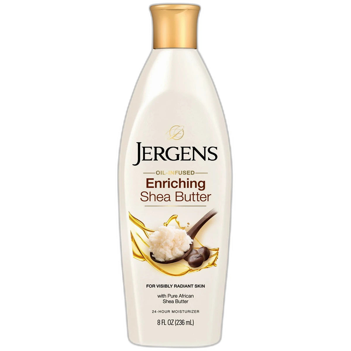 Jergens Shea Butter Skin Enriching Moisturizer 8Oz (Pack of 6)