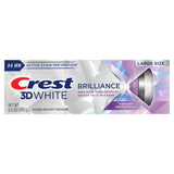 Crest 3D White Brilliance Vibrant Toothpaste - Peppermint - 4.6 Oz(Pack of 12)