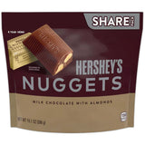 Hersheys Nuggets Milk Chocolate With Almonds 10.1Oz (Pack of 8)