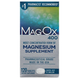MagOx 400 Magnesium Supplement Tablets, 482.6 mg, 120-Count Bottles 2.4 Oz (Pack of 12)