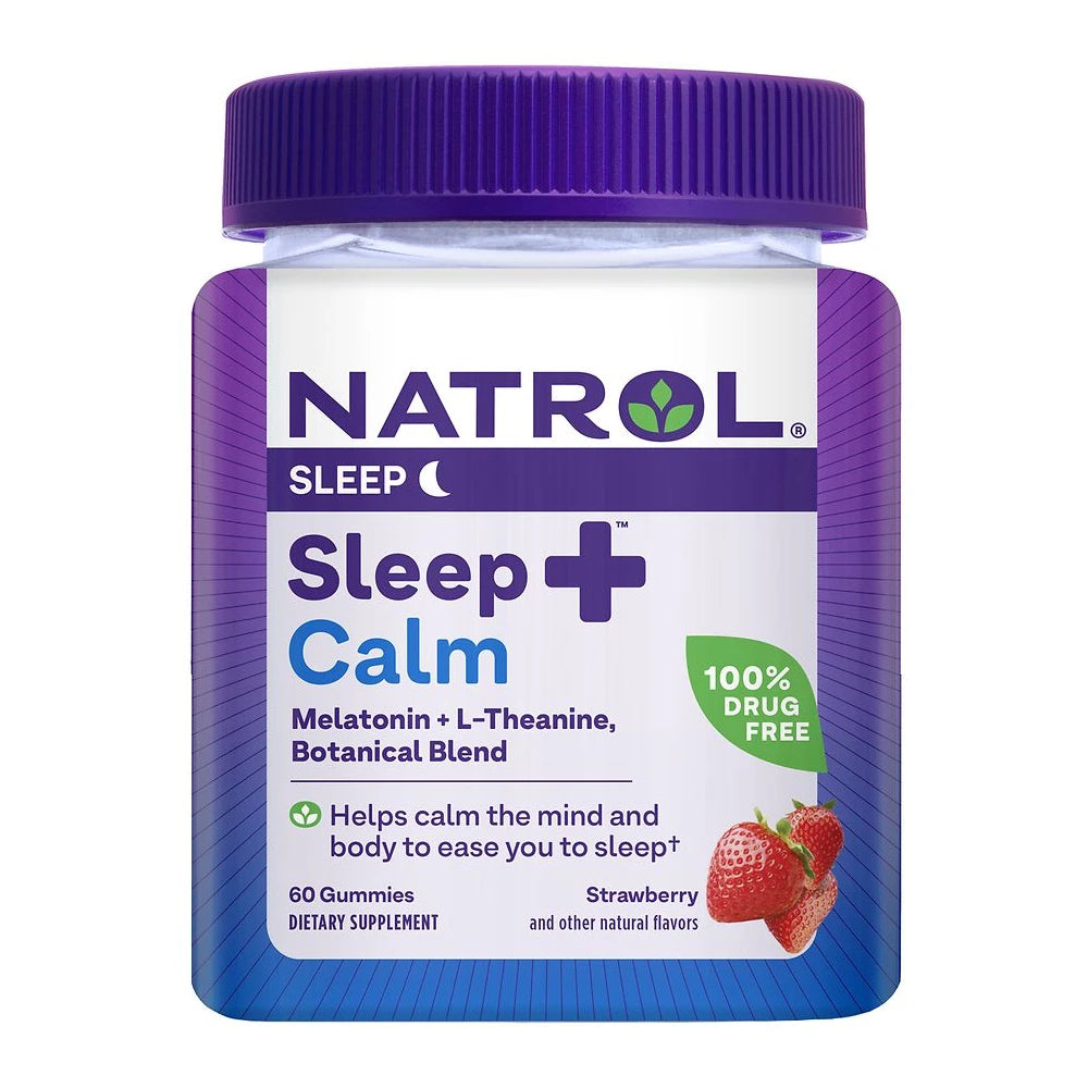 Natrol Sleep + Calm Gummies - 60ct 4Oz (Pack of 12)