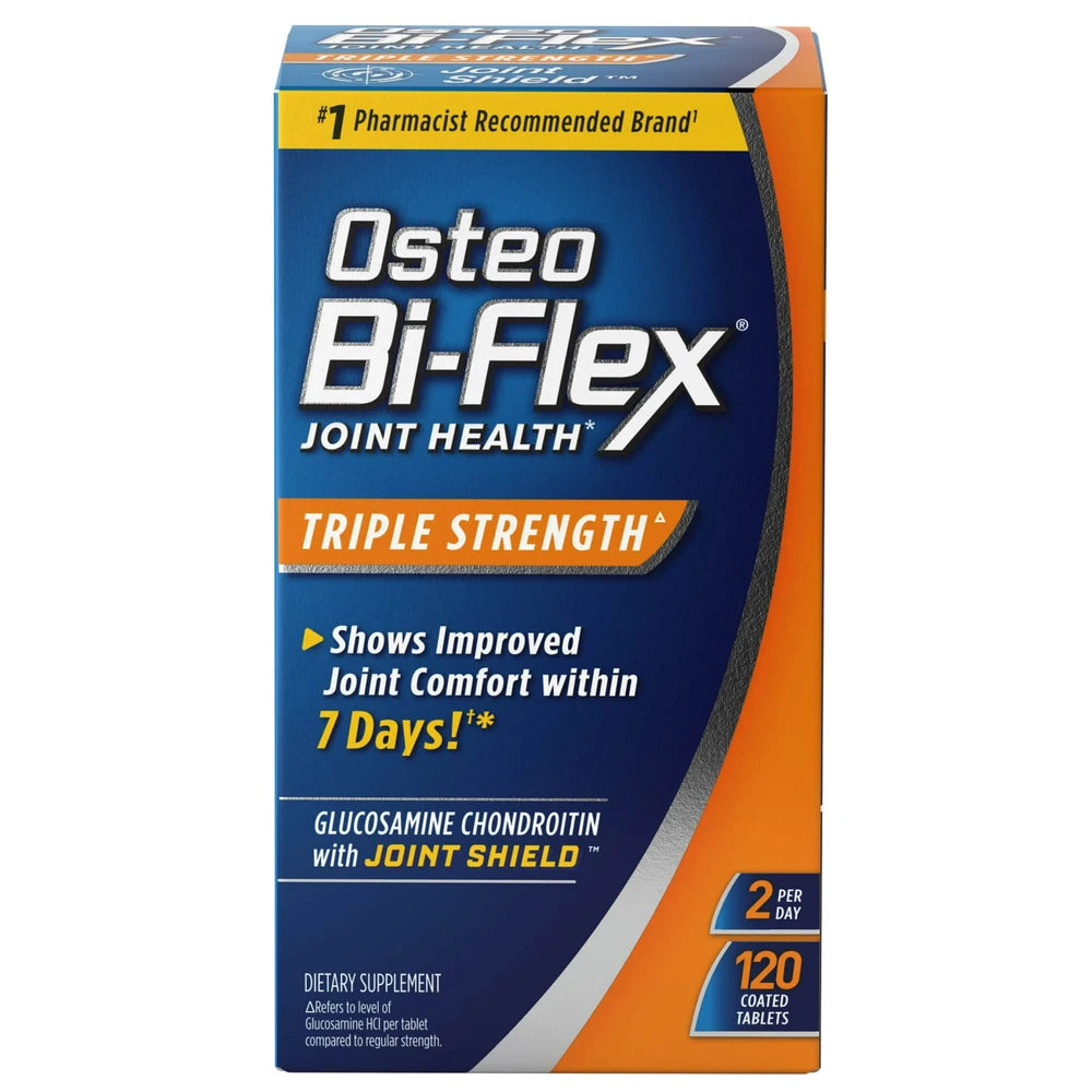 Osteo Bi-Flex Triple Strength(5), Glucosamine Chondroitin with Vitamin C Joint H (Pack of 12)