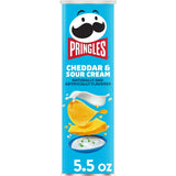 Pringles Cheddar and Sour Cream Potato Crisps Chips Lunch Snacks 5.5 Oz (Pack of 14)