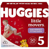 Huggies Little Movers Baby Diapers Size 5 73.44Oz (Pack of 1)