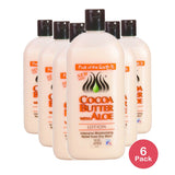 Fruit of the Earth Cocoa Butter with Aloe Lotion 16 Oz (Pack of 6)