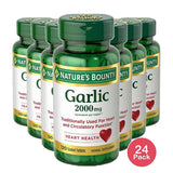 Garlic Odor Free (Coated ) 2000 Mg Herbal Supplement Tablets By Natures Bounty120 Ea 0.1Oz (Pack Of 24)
