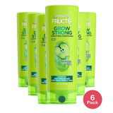 Garnier Fructis Grow Strong Fortifying Shine Enhancing Conditioner All Hair Type 12 OZ (Pack of 6)