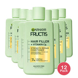 Garnier Fructis Hair Fillers Strength Repair Conditioner for Damaged Hair - 10.1 fl Oz (Pack of 12)