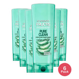 Garnier Fructis Pure Clean Hair Conditioner 12Oz (Pack of 6)