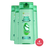 Garnier Fructis Pure Clean Purifying Shampoo with Vitamins B3 & B6 22 fl oz (Pack of 4)
