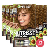 Garnier Nutrisse Nourishing Nutri-Browns Lightening Color Cream Golden Brown B3Kit 8.48oz (Pack of 12)