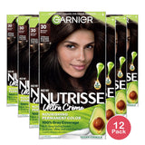Garnier Nutrisse Nourishing Permanent Hair Color Creme 30 8.48oz (Pack of 12)