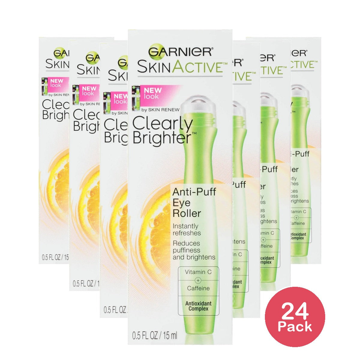 Garnier Skinactive Clearly Brighter Anti-Puff Eye Roller, (B001Dpmetg) 0.5 Oz (Pack Of 24)