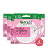 Garnier Skinactive Micellar Cleansing Eco Pads Reusable (Pack Of 6)