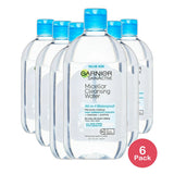 Garnier SkinActive Micellar Cleansing Water For Waterproof Makeup 23.7Oz (Pack of 6)