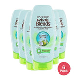 Garnier Whole Blends Coconut Water & Aloe Vera Conditioner 12.5oz (Pack of 6)