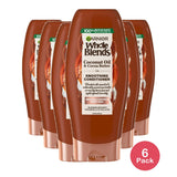 Garnier Whole Blends Frizz Control Conditioner with Coconut Oil Cocoa Butter Al12.5 fl oz (Pack of 6)