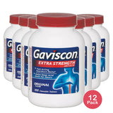 Gaviscon Extra Strength Tablets Original 12.8Oz (Pack of 12)
