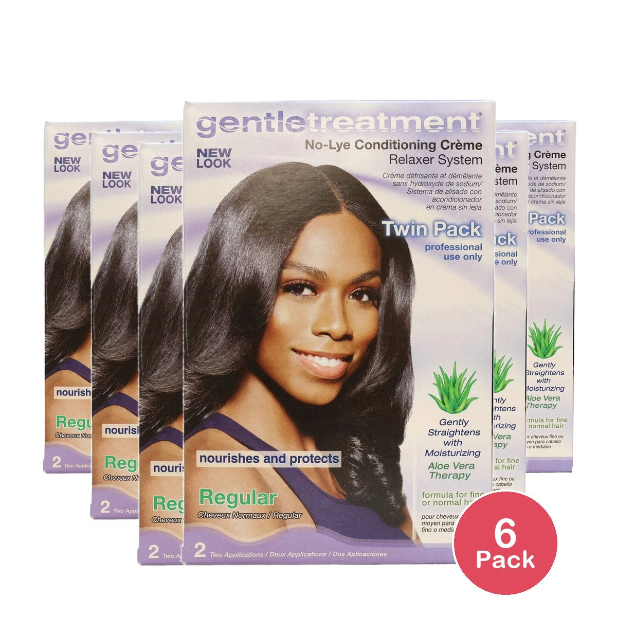 Gentle Treatment - No-Lye Conditioning Creme RelAxer System 2 PACKS REGULAR