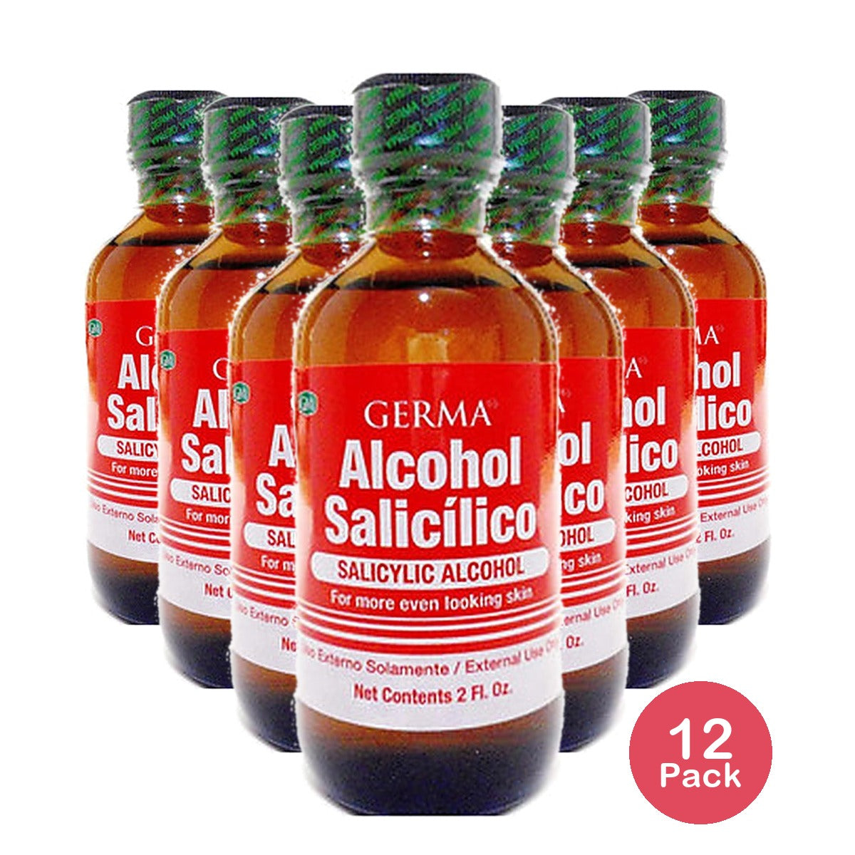 Germa Salicylic Alcohol 2 Oz (Pack of 12)