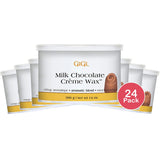 GiGi Milk Chocolate Crème Soft Wax Hair Removal Cream for Sensitive Skin 14 oz (Pack of 24)