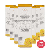 Gigi Natural Muslin Epilating Strips & Applicators (Pack of 72)