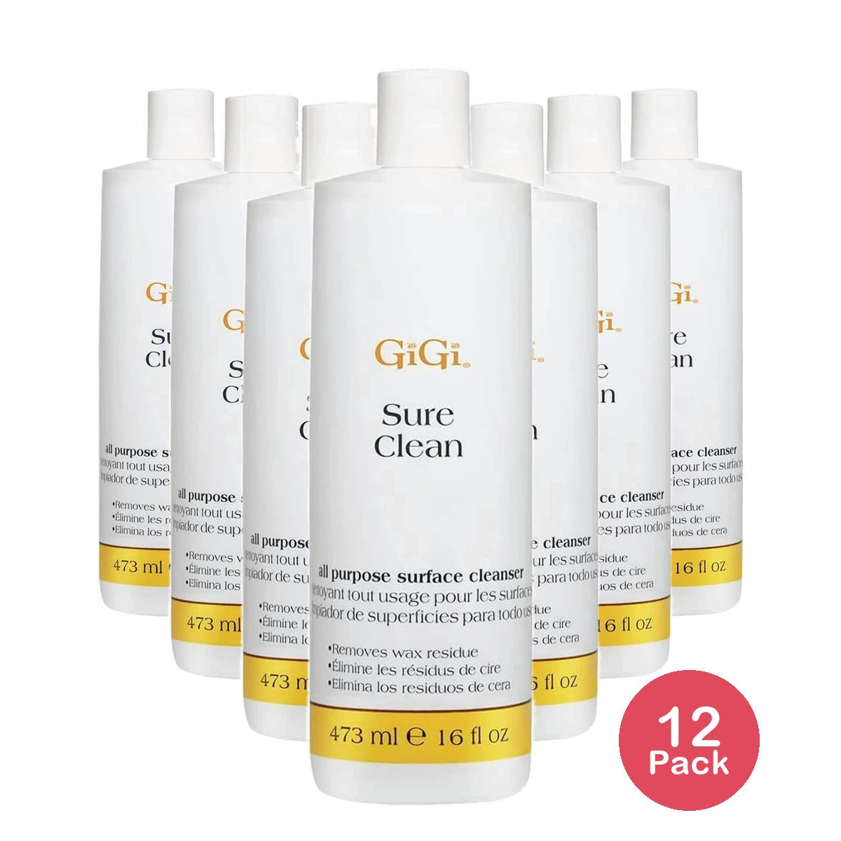 GiGi Sure Clean All Purpose Cleaner 473ml/16oz (Pack of 12)
