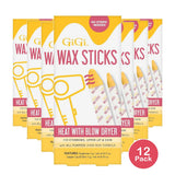 GiGi Wax Sticks Heat with Blow Dryer (Pack of 12)