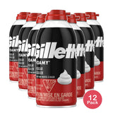 Gillette Foamy Shaving Cream Regular11Oz (Pack of 12)