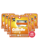 Gillette Fusion Catridges For The Power Razor4 Each 5 in 1 Power Blades 0.6Oz (Pack of 48)
