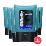 Gillette Series After Shave Gel Sensitive Skin2.5Oz (Pack Of 6)