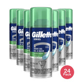 Gillette Series Sensitive Skin Shave Gel2.5Oz (Pack of 24)