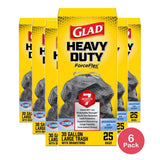 Glad ForceFlex 30 Gallon Trash Bags Mint Scent (Pack of 6)