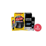 Glad ForceFlexPlus 30 Gal Trash Bags (Pack of 3)