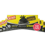 Glad Outdoor Trash Bag 51.04oz (Pack of 12)