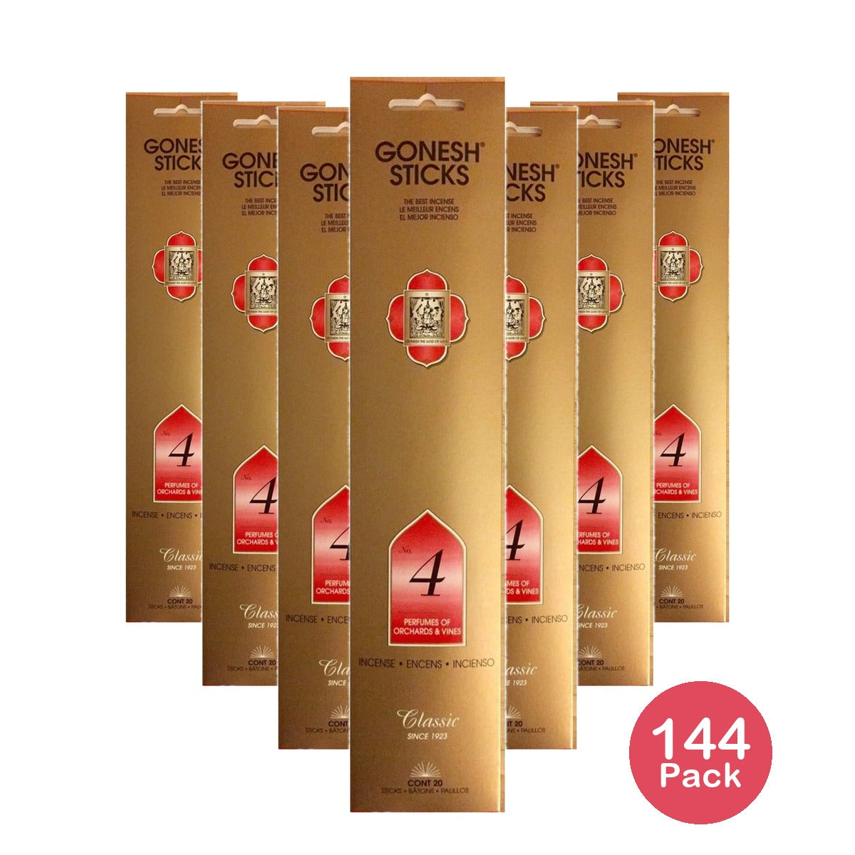 Gonesh Incense Sticks Exotic Orchids (Pack of 144)