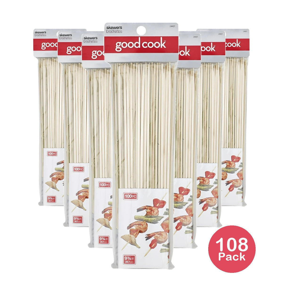 Good Cook Natural Bamboo Skewers (Pack of 108)