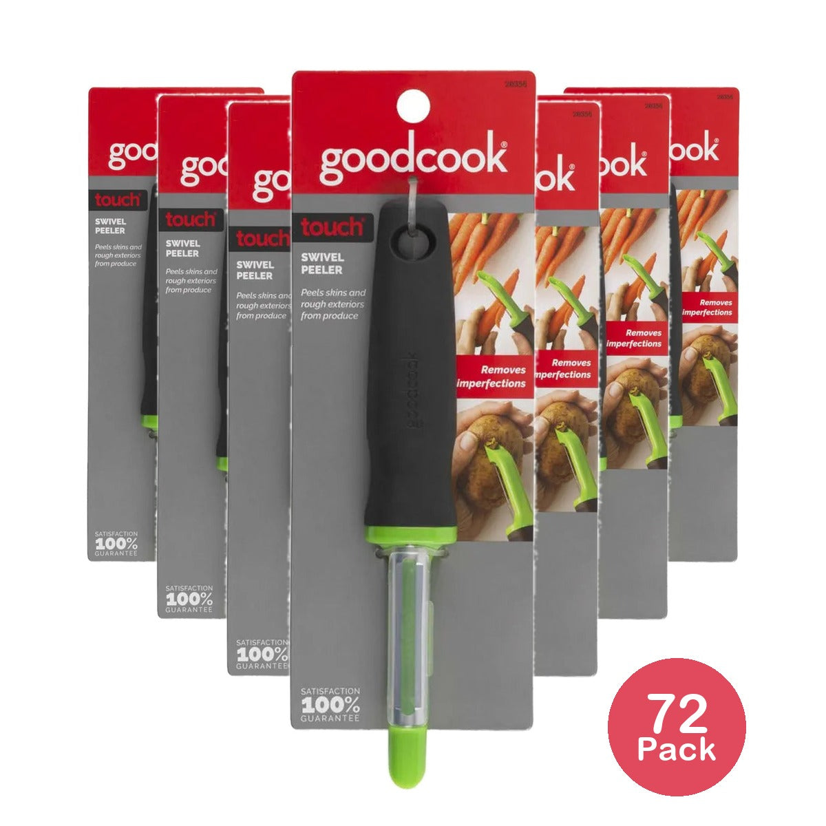 Good Cook Touch Design Swivel Peeler with Non-Slip Grip 1.28oz (Pack of 72)