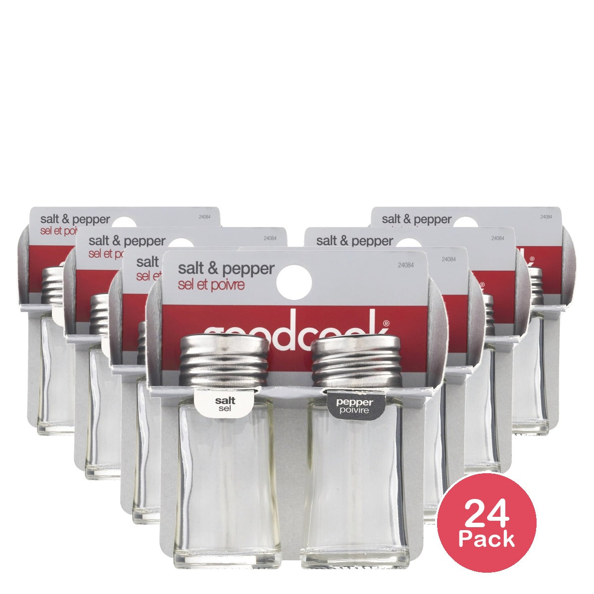 GoodCook Salt & Pepper Shaker Set 2 Oz (Pack of 24)